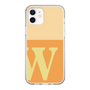 Slim Protection Case［ Original - initial two tone - W orange ］