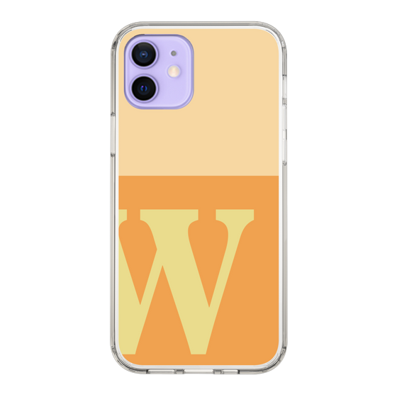 Slim Protection Case［ Original - initial two tone - W orange ］