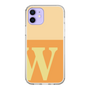 Slim Protection Case［ Original - initial two tone - W orange ］