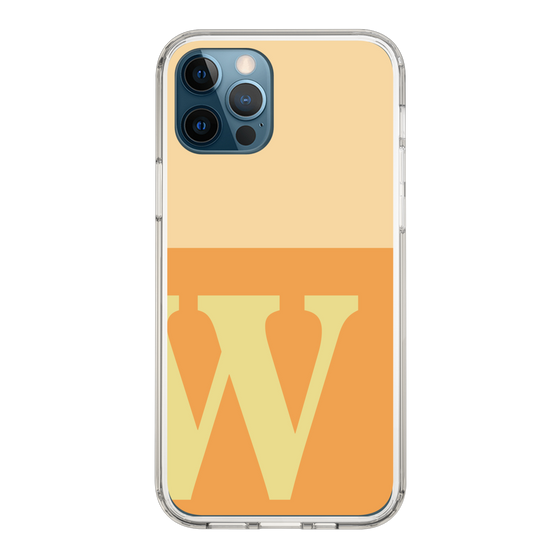 Slim Protection Case［ Original - initial two tone - W orange ］