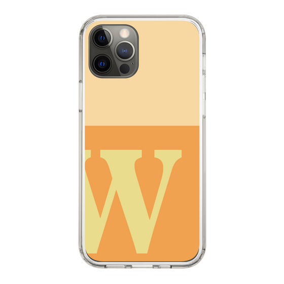 Slim Protection Case［ Original - initial two tone - W orange ］
