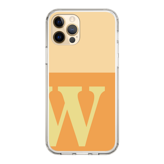 Slim Protection Case［ Original - initial two tone - W orange ］
