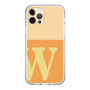 Slim Protection Case［ Original - initial two tone - W orange ］