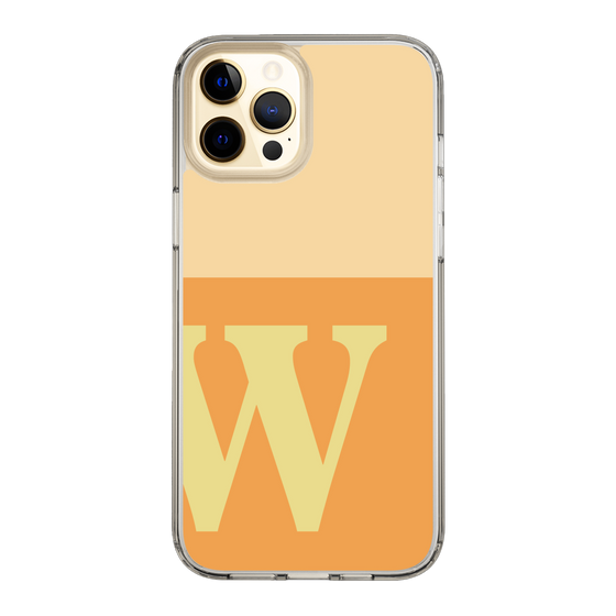 Slim Protection Case［ Original - initial two tone - W orange ］