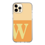 Slim Protection Case［ Original - initial two tone - W orange ］
