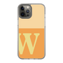 Slim Protection Case［ Original - initial two tone - W orange ］