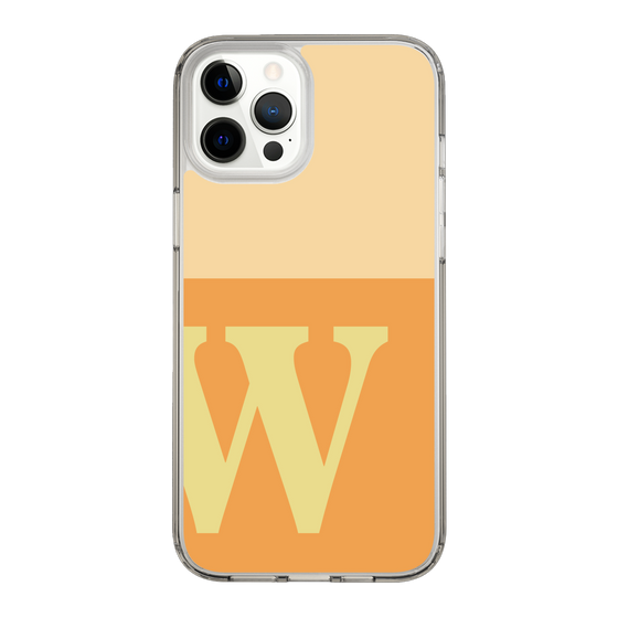Slim Protection Case［ Original - initial two tone - W orange ］