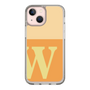 Slim Protection Case［ Original - initial two tone - W orange ］