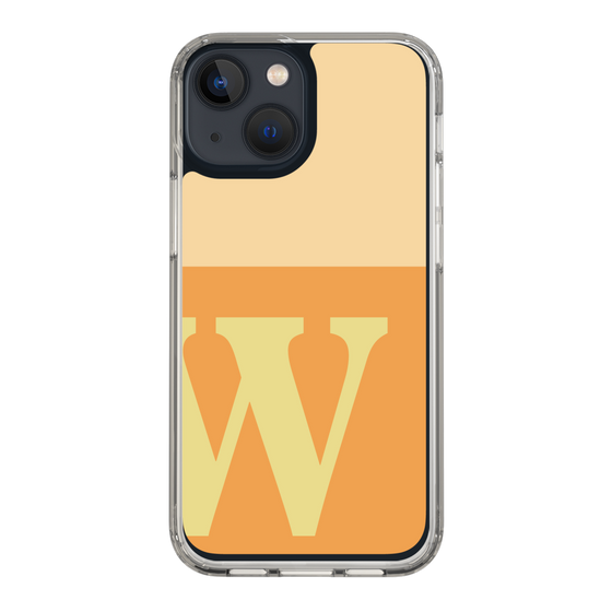 Slim Protection Case［ Original - initial two tone - W orange ］