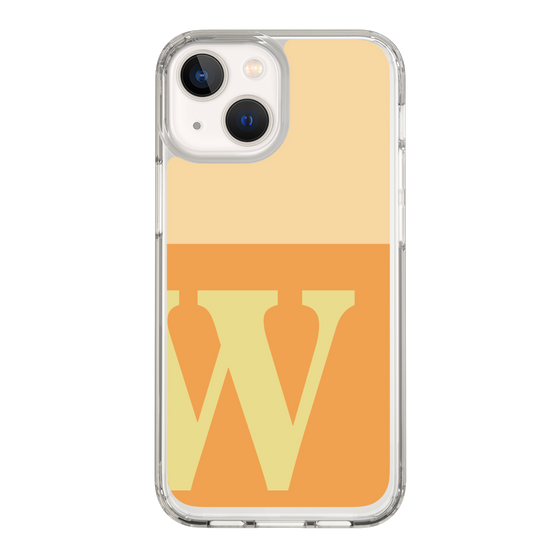 Slim Protection Case［ Original - initial two tone - W orange ］