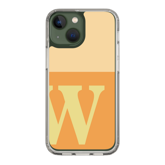 Slim Protection Case［ Original - initial two tone - W orange ］