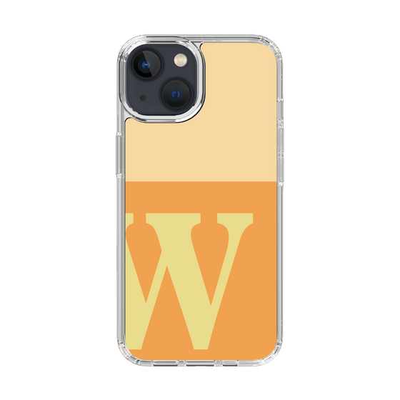 Slim Protection Case［ Original - initial two tone - W orange ］