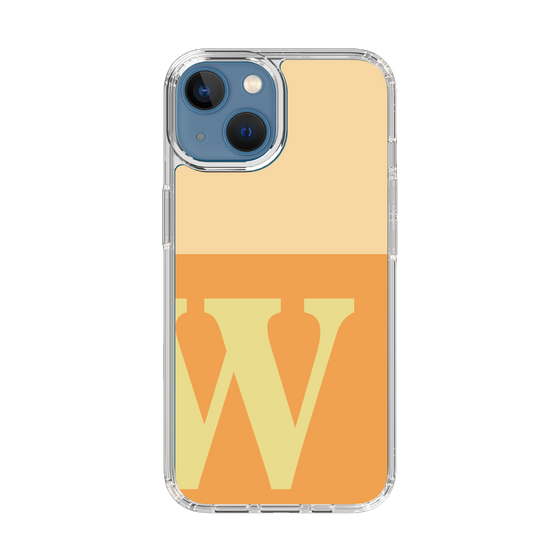 Slim Protection Case［ Original - initial two tone - W orange ］