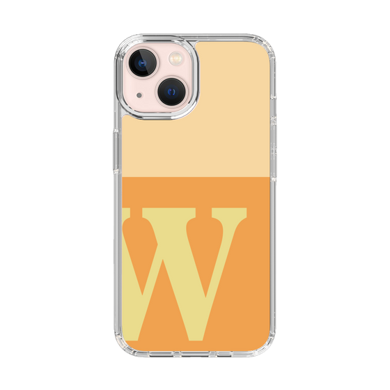Slim Protection Case［ Original - initial two tone - W orange ］