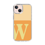Slim Protection Case［ Original - initial two tone - W orange ］