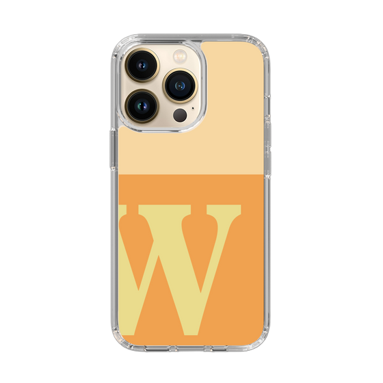 Slim Protection Case［ Original - initial two tone - W orange ］