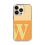 Slim Protection Case［ Original - initial two tone - W orange ］