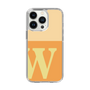 Slim Protection Case［ Original - initial two tone - W orange ］