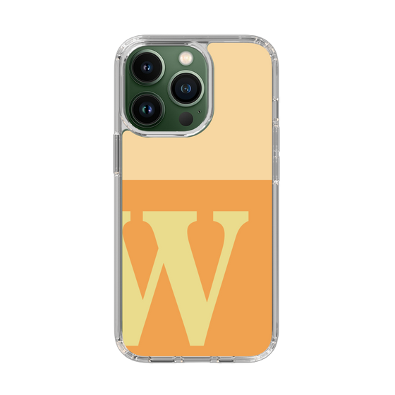 Slim Protection Case［ Original - initial two tone - W orange ］