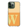 Slim Protection Case［ Original - initial two tone - W orange ］