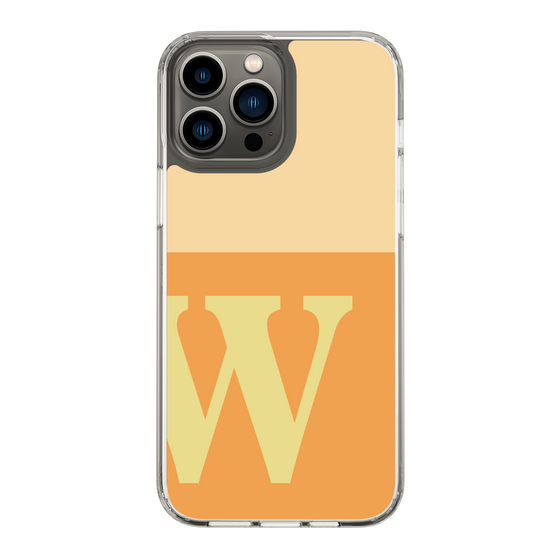 Slim Protection Case［ Original - initial two tone - W orange ］