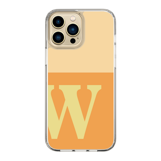 Slim Protection Case［ Original - initial two tone - W orange ］