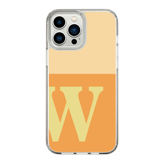 Slim Protection Case［ Original - initial two tone - W orange ］