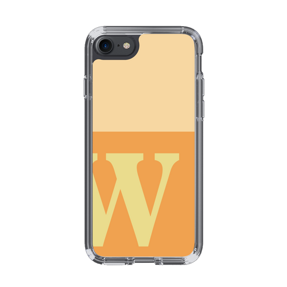 Slim Protection Case［ Original - initial two tone - W orange ］