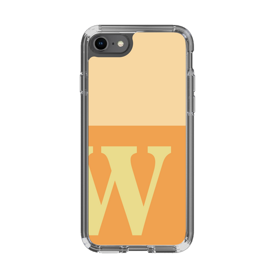 Slim Protection Case［ Original - initial two tone - W orange ］