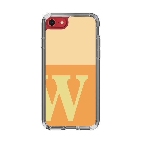 Slim Protection Case［ Original - initial two tone - W orange ］
