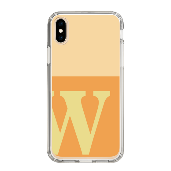 Slim Protection Case［ Original - initial two tone - W orange ］