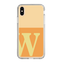 Slim Protection Case［ Original - initial two tone - W orange ］