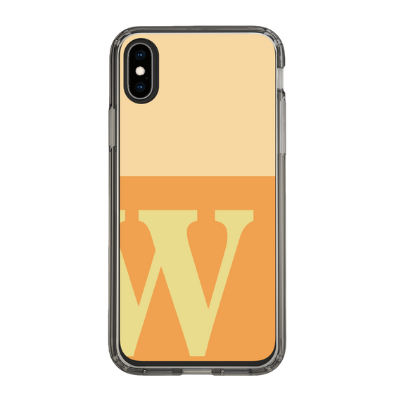 Slim Protection Case［ Original - initial two tone - W orange ］