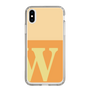 Slim Protection Case［ Original - initial two tone - W orange ］