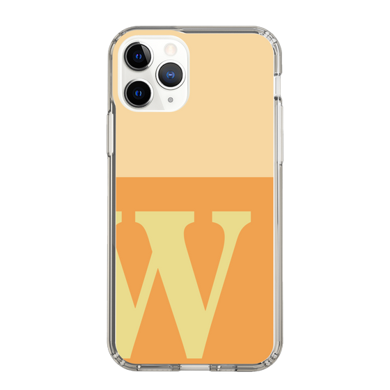 Slim Protection Case［ Original - initial two tone - W orange ］