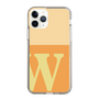 Slim Protection Case［ Original - initial two tone - W orange ］