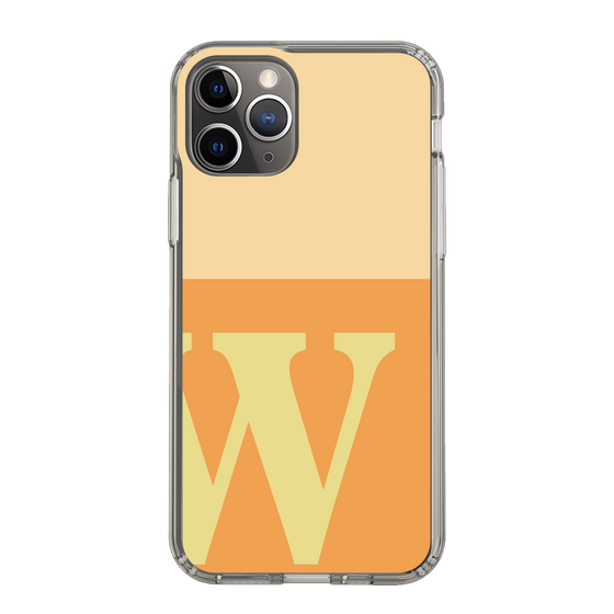 Slim Protection Case［ Original - initial two tone - W orange ］