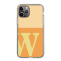 Slim Protection Case［ Original - initial two tone - W orange ］