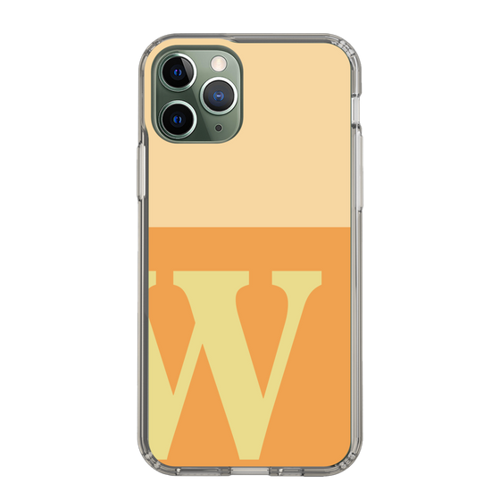 Slim Protection Case［ Original - initial two tone - W orange ］