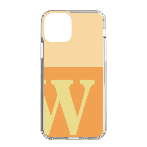 Slim Protection Case［ Original - initial two tone - W orange ］