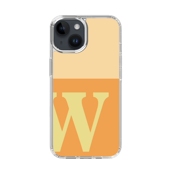 Slim Protection Case［ Original - initial two tone - W orange ］