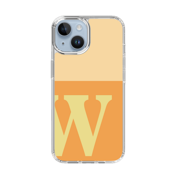 Slim Protection Case［ Original - initial two tone - W orange ］