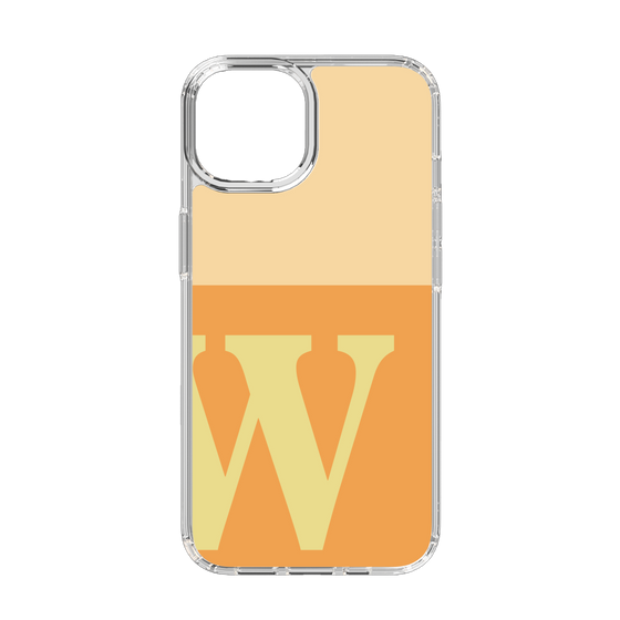 Slim Protection Case［ Original - initial two tone - W orange ］