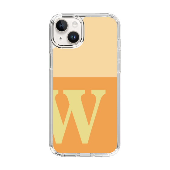 Slim Protection Case［ Original - initial two tone - W orange ］