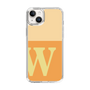 Slim Protection Case［ Original - initial two tone - W orange ］