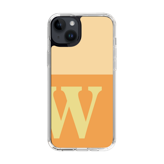 Slim Protection Case［ Original - initial two tone - W orange ］
