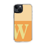 Slim Protection Case［ Original - initial two tone - W orange ］