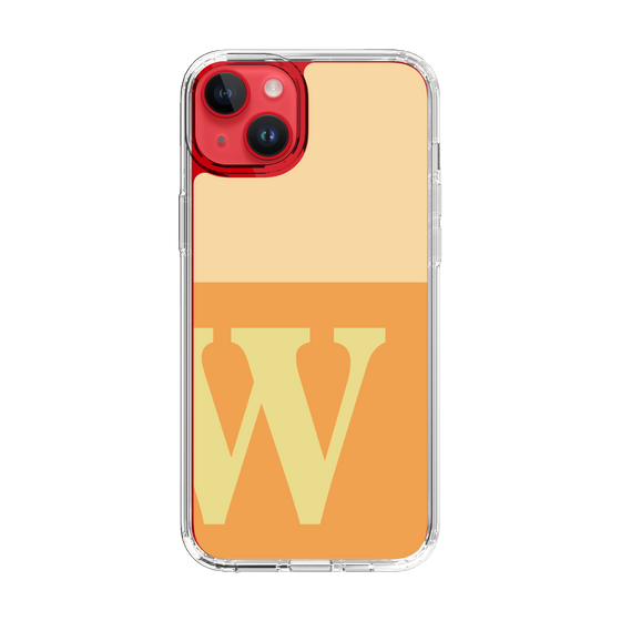 Slim Protection Case［ Original - initial two tone - W orange ］