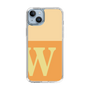 Slim Protection Case［ Original - initial two tone - W orange ］