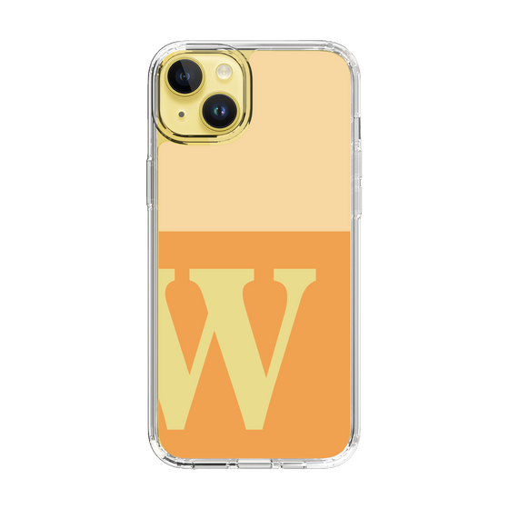 Slim Protection Case［ Original - initial two tone - W orange ］